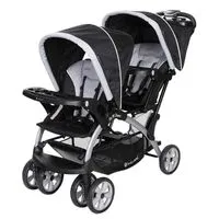 Baby Trend Sit N' Stand Double Stroller - Best folding mechanism stroller for Britax Car Seat
