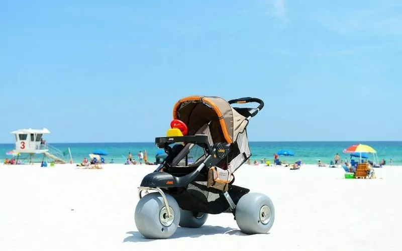 How to Use Stroller on Beach